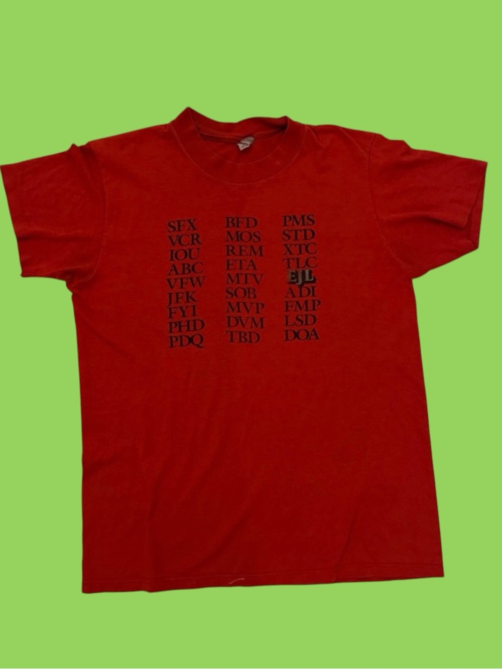 Vintage Funny Abbreviations Shirt